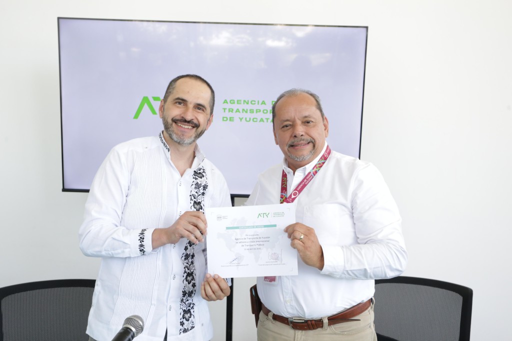Renueva alianza internacional Yucat&aacute;n con UITP para fortalecer innovaci&oacute;n en transporte p&uacute;blico