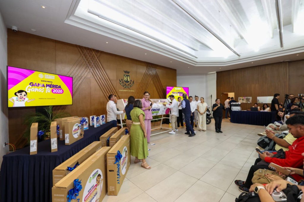 Ayuntamiento de M&eacute;rida premia a ciudadanos cumplidos con Sorteo &ldquo;Gana M&eacute;rida, ganas t&uacute;&rdquo; 2026