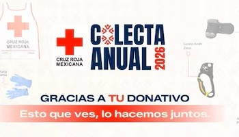 Contin&uacute;a Cruz Roja recaudando fondos, en su colecta nacional