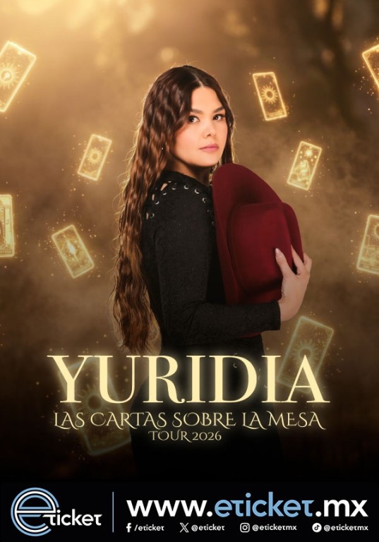 Regresa a Mérida Yuridia con su gira “Las Cartas Sobre la Mesa”