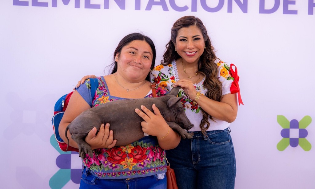 Fortalece DIF Yucatán proyectos comunitarios y de seguridad alimentaria, en Tixméhuac
