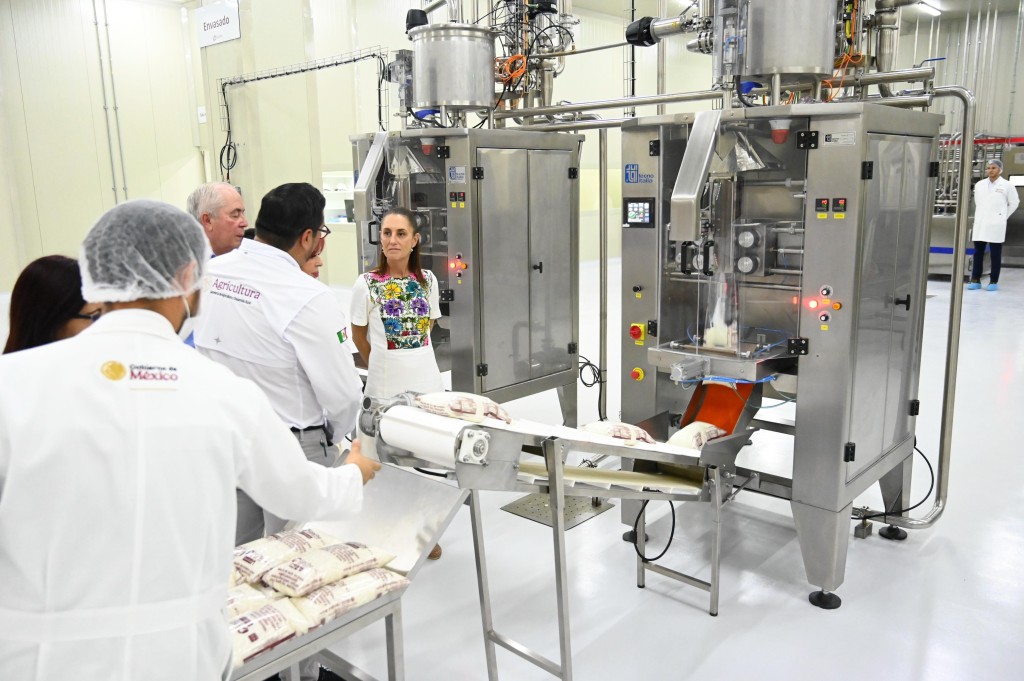 Inaugura Claudia Sheinbaum planta pasteurizadora de leche, en beneficio de 200 mil personas del sureste mexicano
