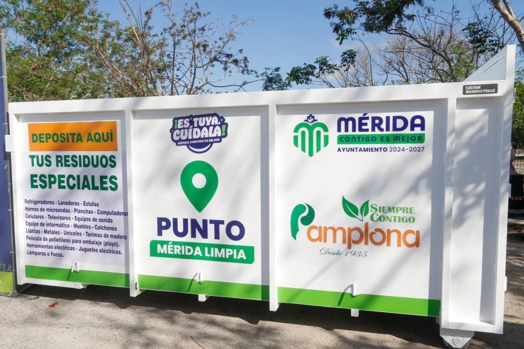 Anuncian expansión de los puntos Mérida Limpia