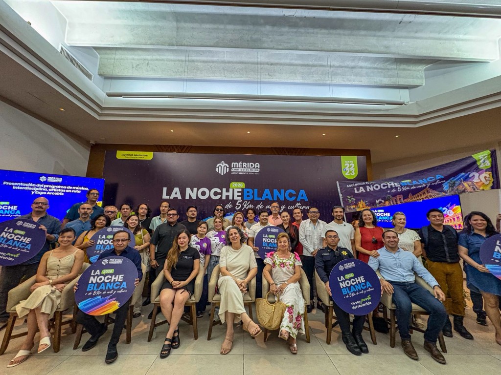 Todo listo para recorrer más de 5 Km de arte y cultura, en La Noche Blanca