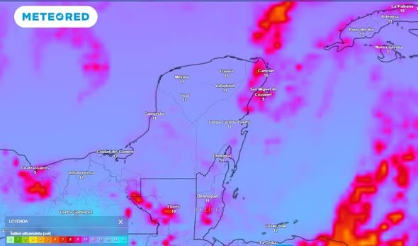 Ha rebasado Yucatán el valor máximo de radiación UV