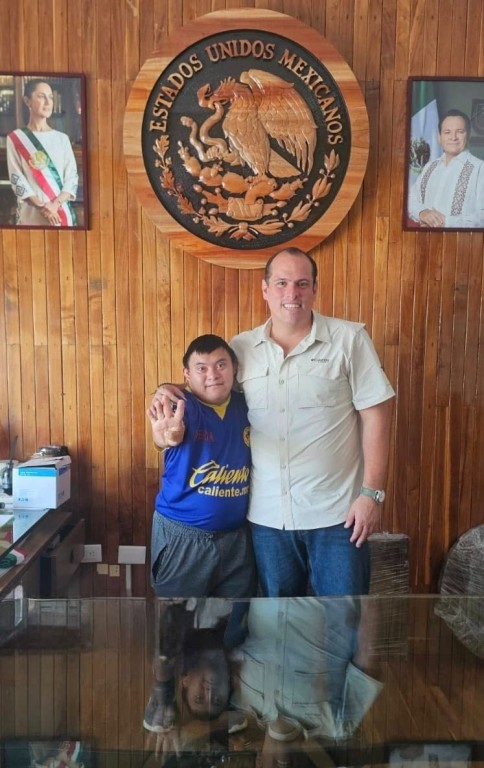 Quiere joven con Síndrome de Down ser parte de la Policía de Tizimín
