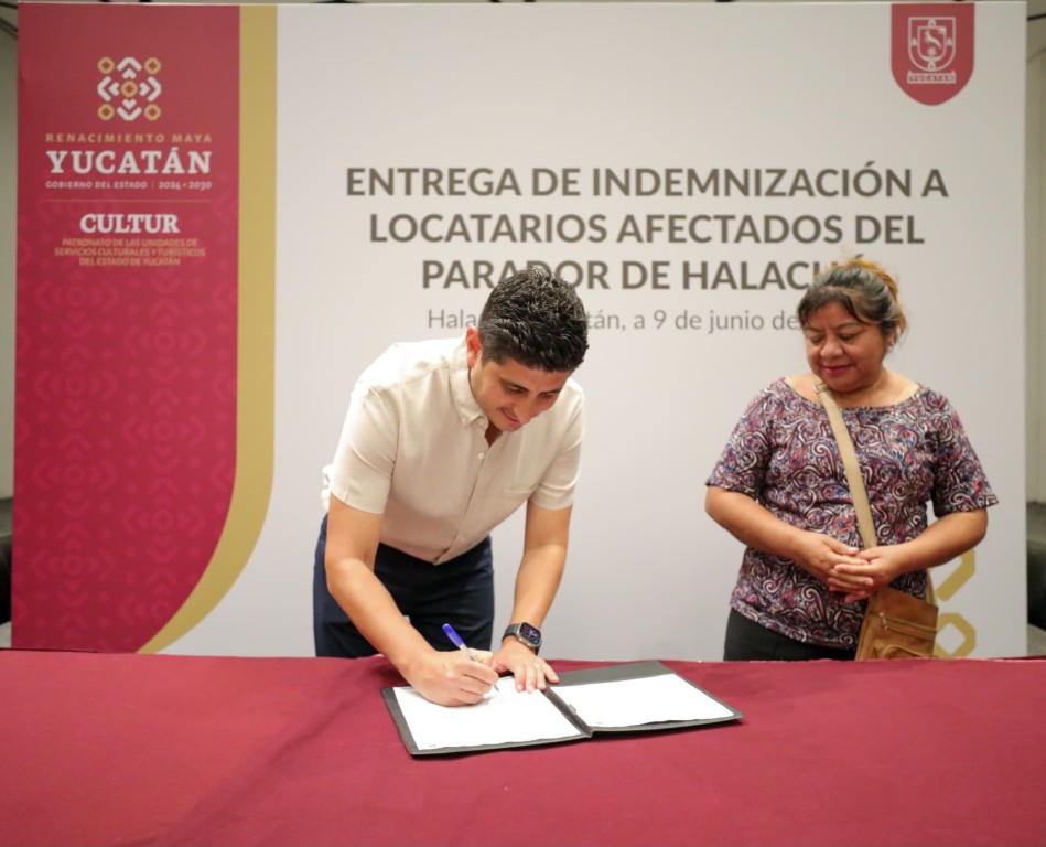 Respalda Gobierno del Estado a locatarios del Parador Tur&iacute;stico de Halach&oacute;
