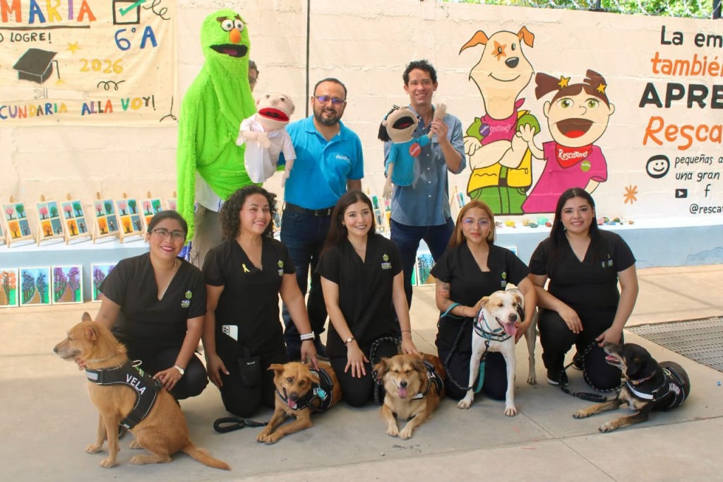 Inauguran Rescatines y Ayuntamiento de Mérida la primera Barda de la Empatía