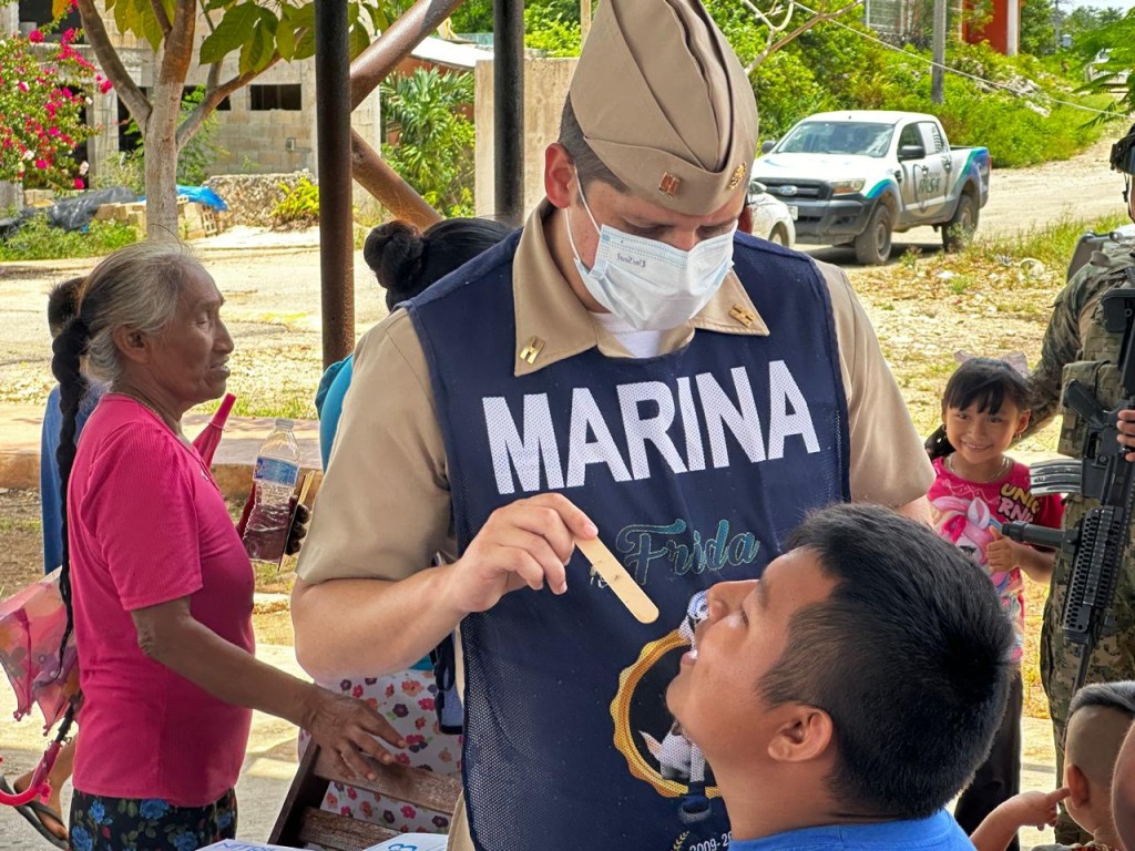 Inician Marina y la SSY Jornadas de Salud en comunidades de difícil acceso