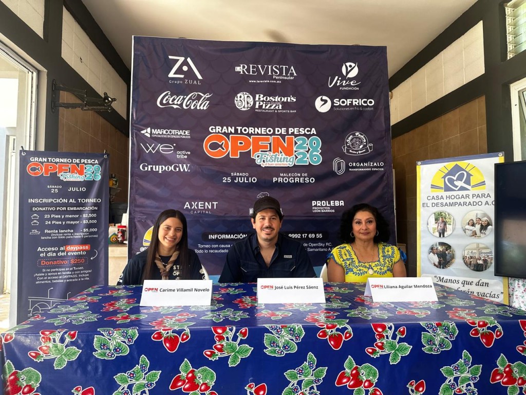 Presentan Gran Torneo de Pesca a beneficio de la Casa Hogar Para el Desamparado A.C.