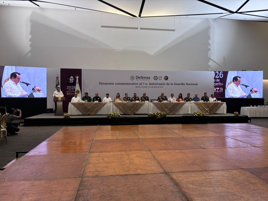 Refrenda Yucat&aacute;n coordinaci&oacute;n con la Guardia Nacional, y anuncian que una primaria llevar&aacute; ese nombre.