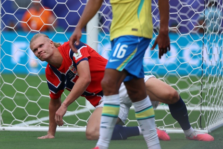 Haaland manda a Brasil de regreso a casa
