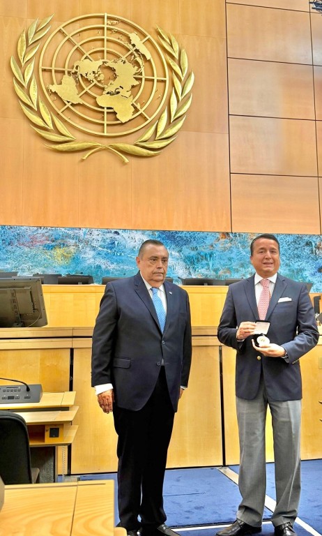 Reconocen en la ONU a Héctor Navarrete Muñoz, por 15 años de trabajo y liderazgo internacional