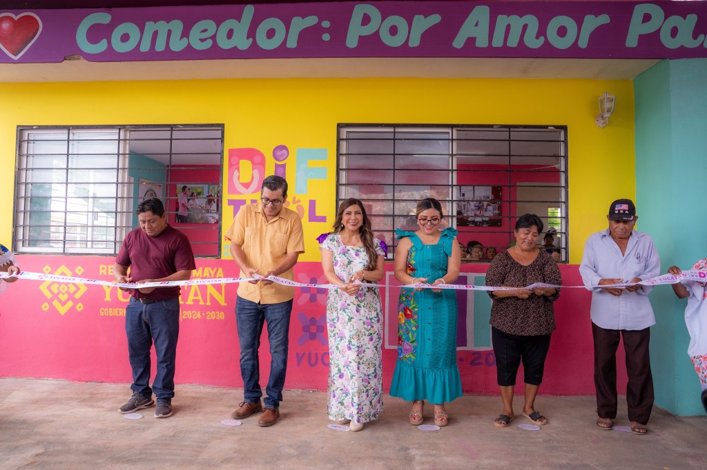 DIF Yucatán promueve atención alimentaria en Ticul con nuevo comedor en Yotholín