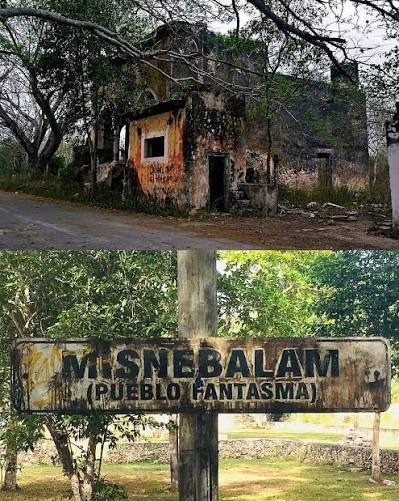 Compró tiktoker el pueblo fantasma de Misné Balam