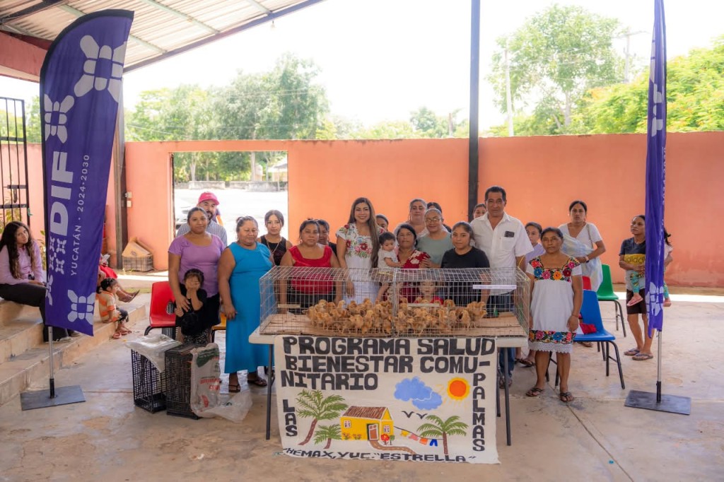Impulsa DIF Yucatán seguridad alimentaria de familias de Chemax