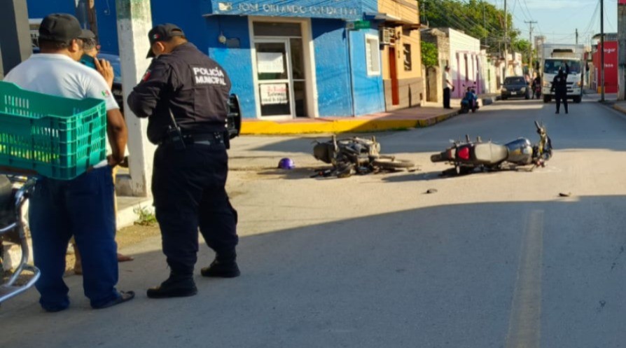 Involucran dos accidentes a menores este viernes, en Tizimín
