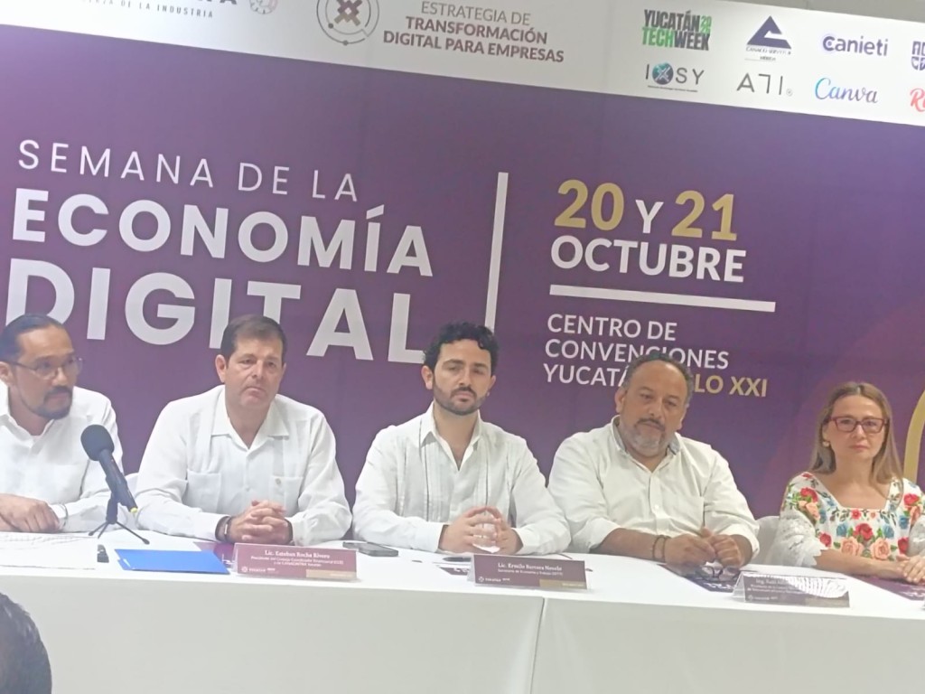 Serán 20 y 21 de octubre los días de la Economía Digital, en Yucatán
