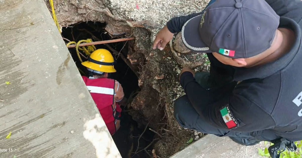 Continúa el monitoreo en la escuela donde se “abrió la tierra”