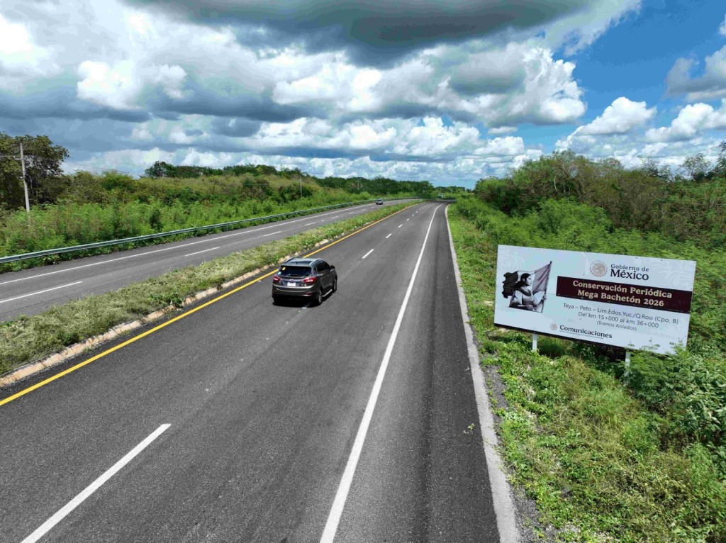 El Megabachetón 2026 del gobierno federal realizó trabajos en la Mérida–Tizimín