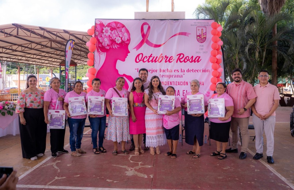 Lleva DIF Yucatán la Agenda Rosa a Tzucacab: entrega prótesis mamarias