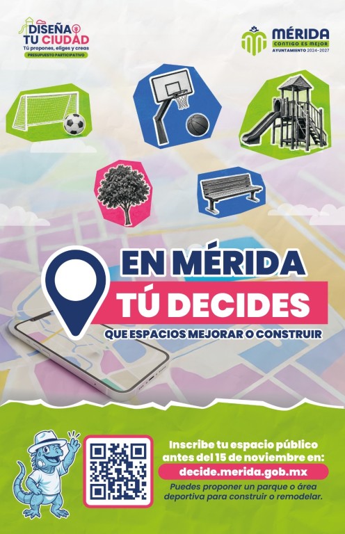 Arrancan este jueves las inscripciones para la construcción y remodelación de espacios públicos en Mérida