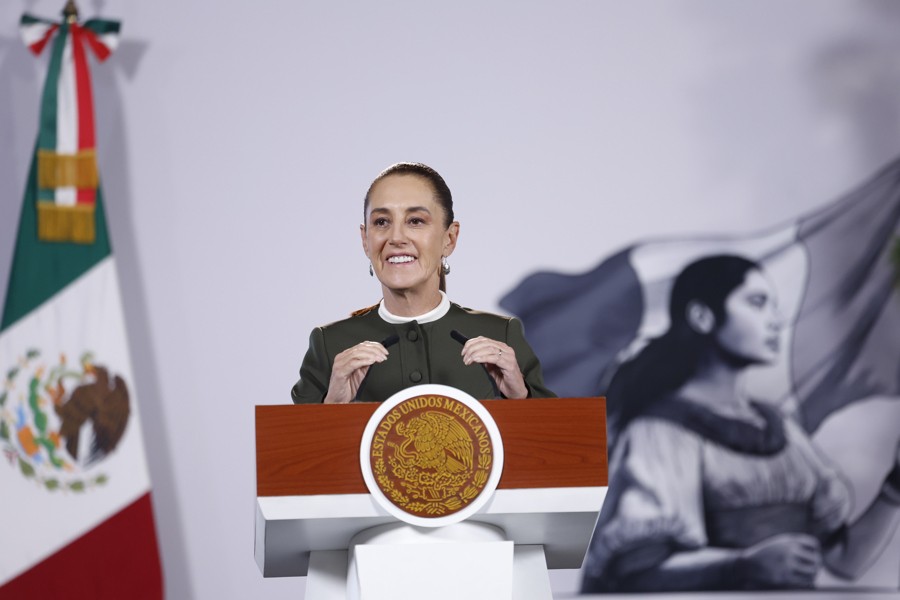 Desea Claudia Sheinbaum pronta recuperación al papa León XIV, tras intervención quirúrgica