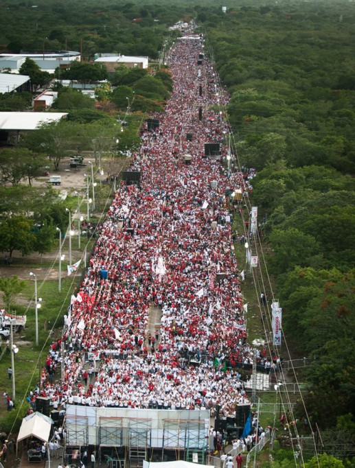 Dios Chac permitió realizar el cierre de campaña de EPN Dios Chac permitió realizar el cierre de campaña de EPN