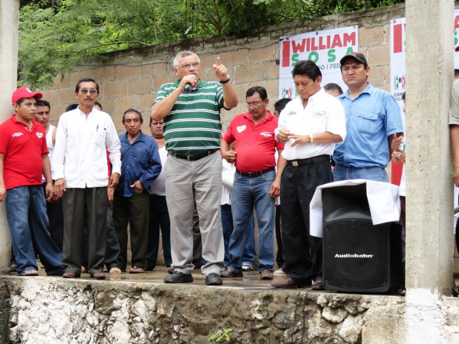 Valladolid. William Sosa Altamira pidió el voto ciudadano para los candidatos del PRI Valladolid. William Sosa Altamira pidió el voto ciudadano para los candidatos del PRI