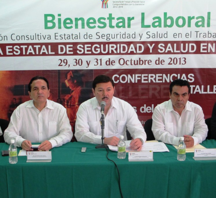 Anuncian la Semana Estatal de Seguridad y Salud en el Trabajo 2013 Anuncian la Semana Estatal de Seguridad y Salud en el Trabajo 2013