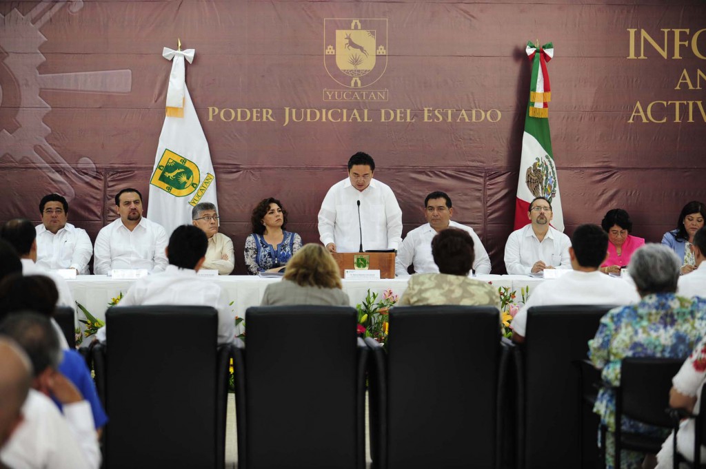 Poder Judicial del Estado rinde su informe anual Poder Judicial del Estado rinde su informe anual