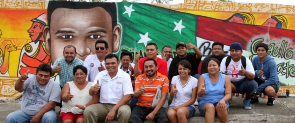 A través del arte urbano, jóvenes de Mérida expresan su apoyo a Rolando A través del arte urbano, jóvenes de Mérida expresan su apoyo a Rolando