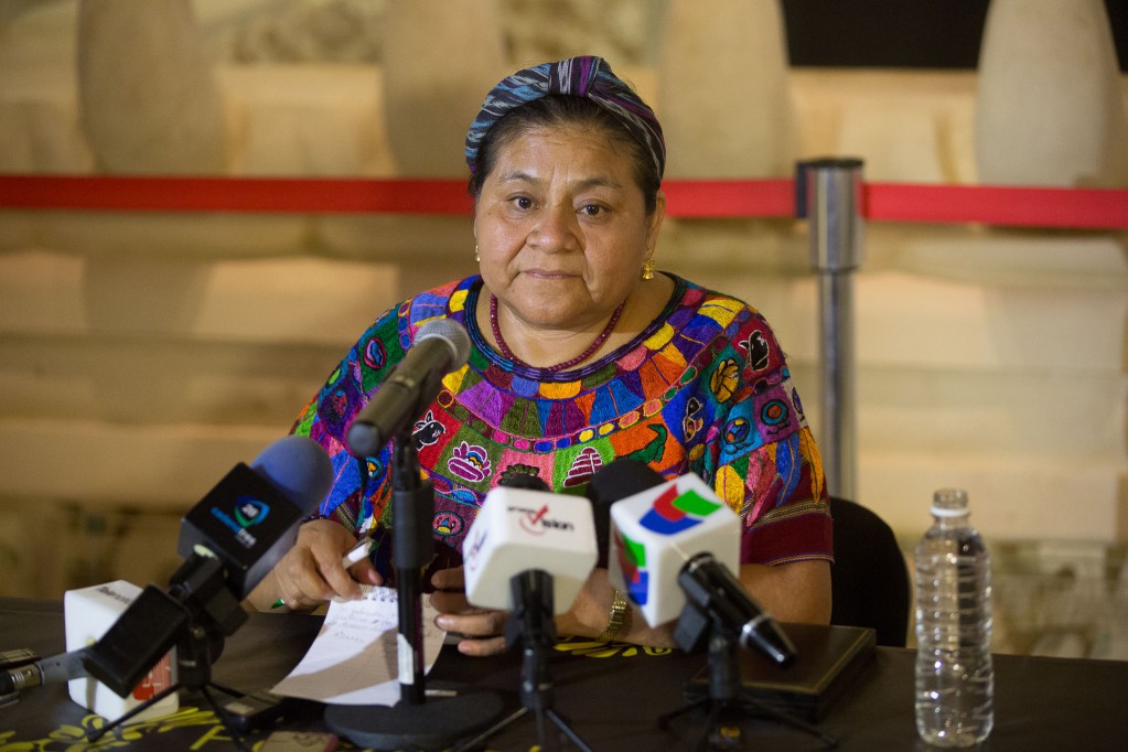 Rigoberta Menchú pide educación en negocios para los mayas Rigoberta Menchú pide educación en negocios para los mayas