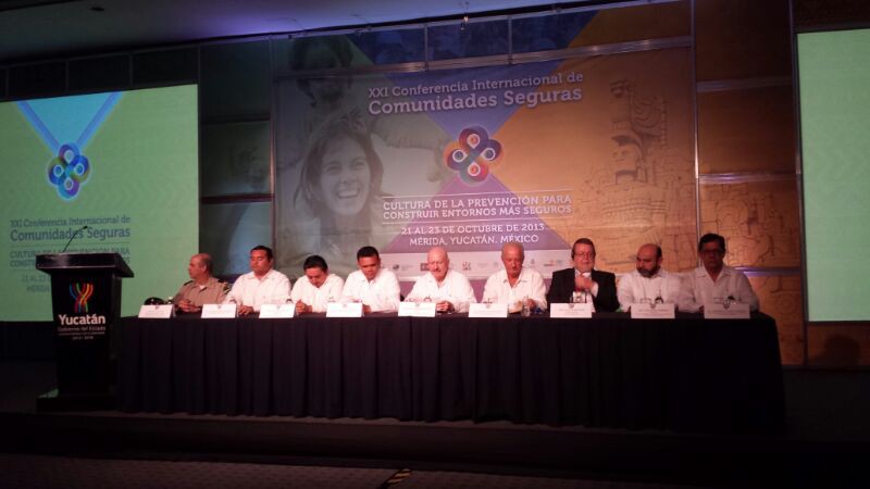 Inicio la XXI Conferencia Internacional de Comunidades Seguras realizada en Mérida Inicio la XXI Conferencia Internacional de Comunidades Seguras realizada en Mérida