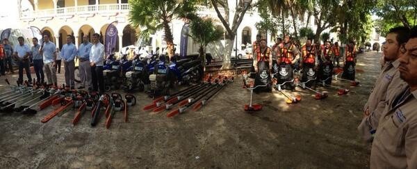 Entregaron vehículos nuevos para aseo urbano de Mérida Entregaron vehículos nuevos para aseo urbano de Mérida
