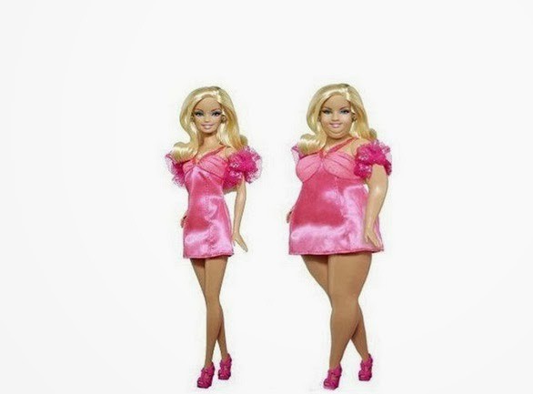 Barbie con sobrepeso causa controversia en redes sociales Barbie con sobrepeso causa controversia en redes sociales
