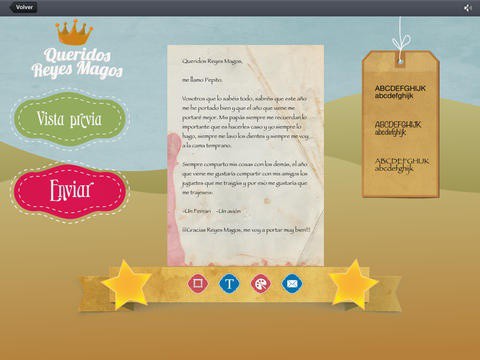 Ya puedes escribir la carta a los Reyes Magos por medio de una app Ya puedes escribir la carta a los Reyes Magos por medio de una app