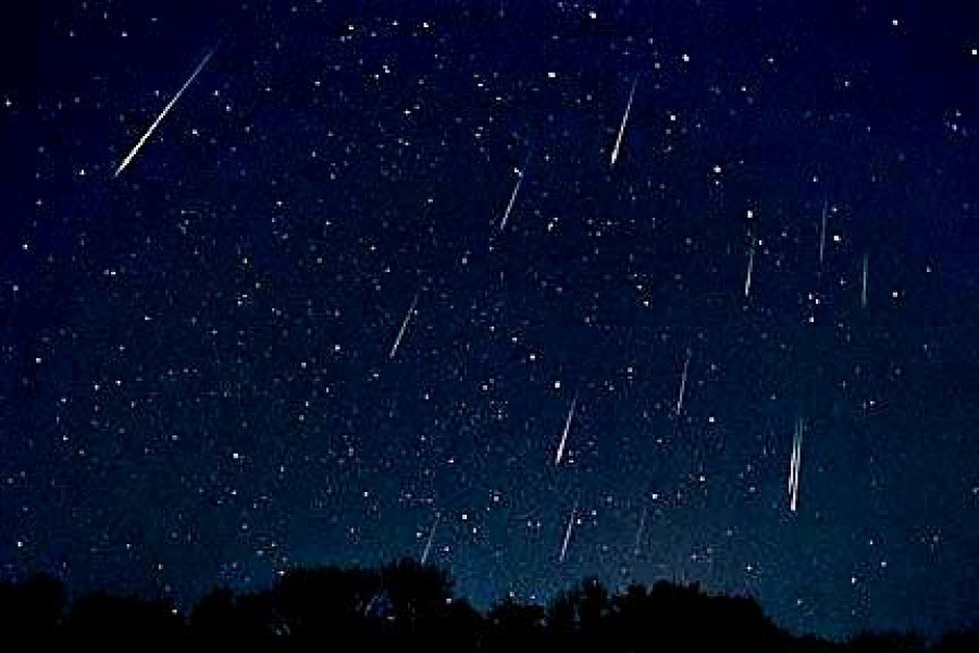 La primera lluvia de estrellas del año La primera lluvia de estrellas del año