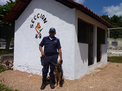 TIZIMIN: Policía Municipal inauguró la sección canina K-9. TIZIMIN: Policía Municipal inauguró la sección canina K-9.