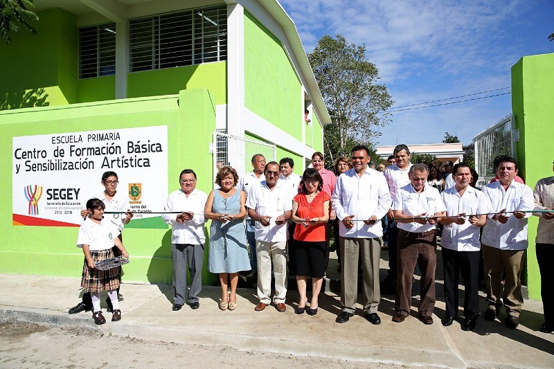 Inaugura Gobernador edificios del Centro de Formación Básica y Sensibilización Artística Inaugura Gobernador edificios del Centro de Formación Básica y Sensibilización Artística