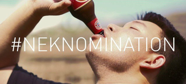 La nueva tendencia en redes sociales "Neknomination" La nueva tendencia en redes sociales "Neknomination"