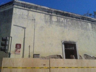 Las "tapias" rompen la imagen del Centro Histórico Las "tapias" rompen la imagen del Centro Histórico