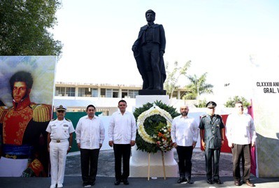Vigente en Yucatán espíritu transformador de Vicente Guerrero Vigente en Yucatán espíritu transformador de Vicente Guerrero