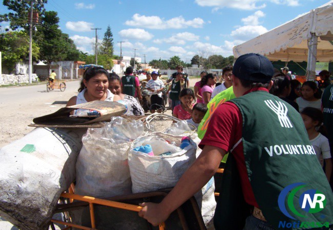 Recicla por tu bienestar en Tizimín beneficia a más de 600 familias. Recicla por tu bienestar en Tizimín beneficia a más de 600 familias.