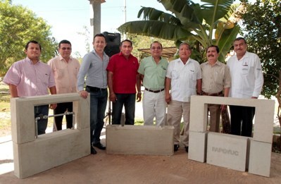 Presentan nuevo muretes para las tomas de agua potable Presentan nuevo muretes para las tomas de agua potable