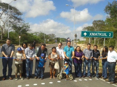 Inauguran vialidades intercomisariales en el sur de Mérida Inauguran vialidades intercomisariales en el sur de Mérida