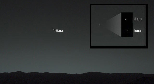 Primera Foto de la Tierra desde Marte Primera Foto de la Tierra desde Marte