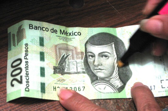 Descubren en Yucatán billetes falsos que no se detectan aun con el plumón especial Descubren en Yucatán billetes falsos que no se detectan aun con el plumón especial
