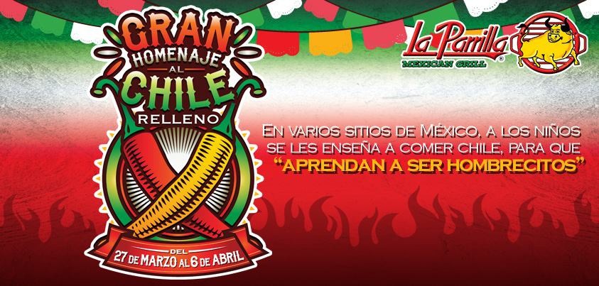 Gran homenaje al chile relleno en la Parrilla Montejo Gran homenaje al chile relleno en la Parrilla Montejo