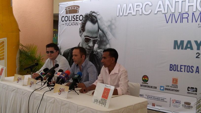 Marc Anthony presentará en Mérida su tour "Vivir mi vida" Marc Anthony presentará en Mérida su tour "Vivir mi vida"